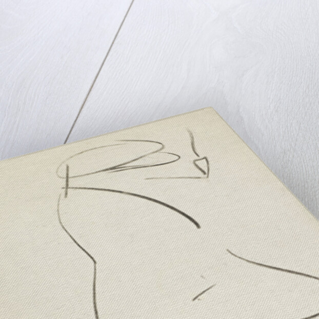 Man Smoking a Pipe (Caricature) by Francis Campbell Boileau Cadell